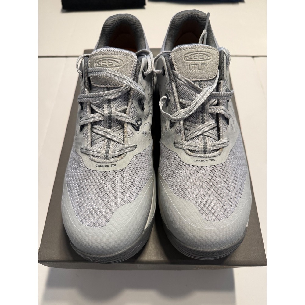 KEEN Utility Cully Men 11 Vapor Steel Grey Carbon Fiber Toe Work Shoe 1028295D